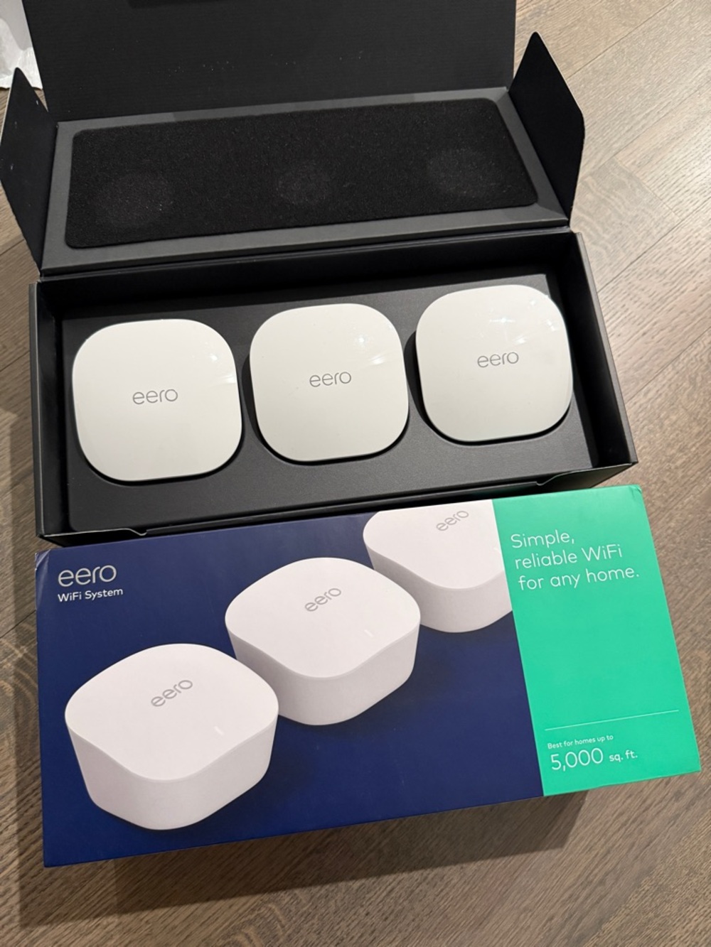 Amazon eero mesh wifi system - Supports internet plans up to 550Mbps, 5,000 sqft